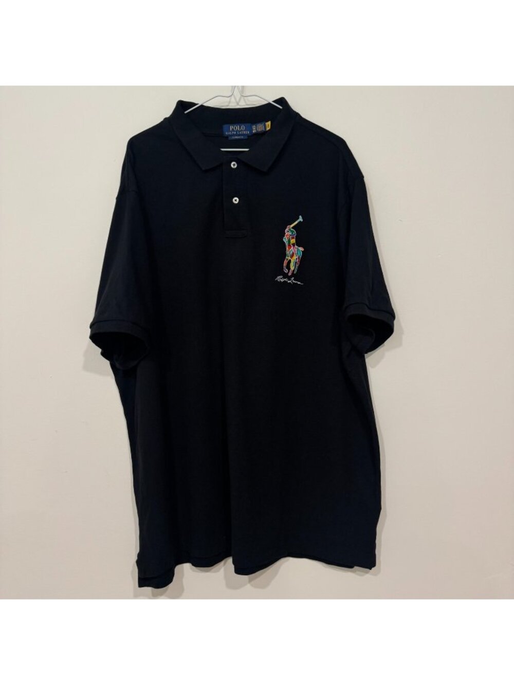 Polo Ralph Lauren Short Sleeve Pique Cotton Polo Multicolor Big Pony Size 2XL
